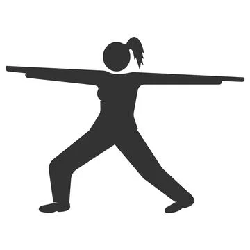 Yoga exercise vector illustration Stock Illustration