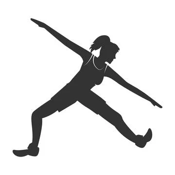 Yoga exercise vector illustration Illustrazione stock