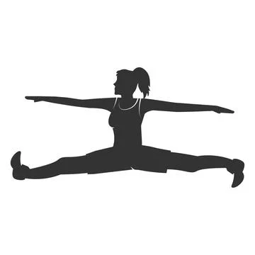 Yoga exercise vector illustration Stock Illustration