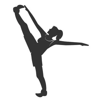 Yoga exercise vector illustration Stock Illustration