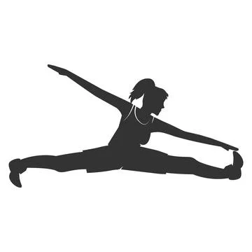 Yoga exercise vector illustration Stock Illustration