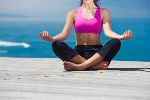 Yoga exercises Stock Photos