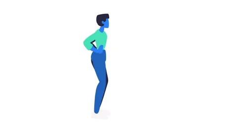 Yoga exercises video in white background Stock Footage 244531746