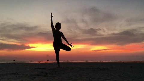 Yoga Stock Footage 76010555