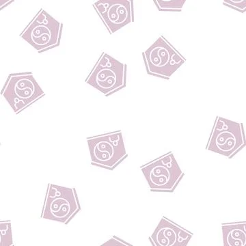 Yoga at home glyph seamless pattern 스톡 일러스트