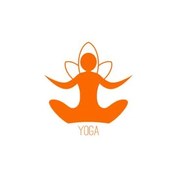 Yoga icon イラスト素材