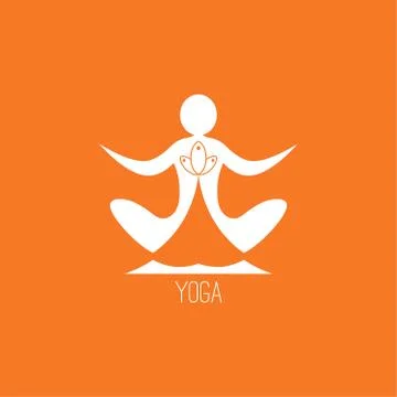 Yoga icon Illustration