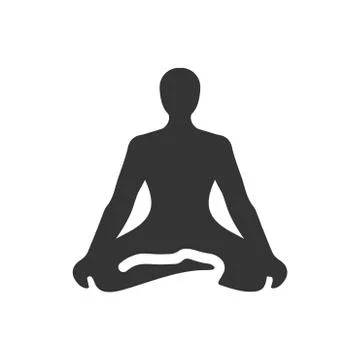 Yoga Icon Illustrazione stock