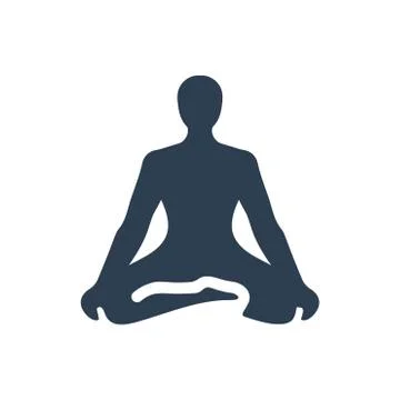 Yoga Icon Stock Illustration