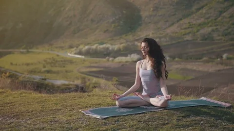 Yoga II Stock Footage 74540930