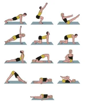 Yoga Stock Illustration