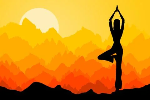 Yoga Stock Illustration