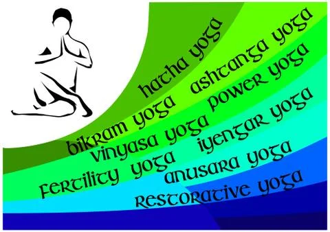 Yoga infographics Stock Illustration