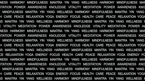 YOGA Keywords Animation, Background, Loop Vídeos de archivo 194872203