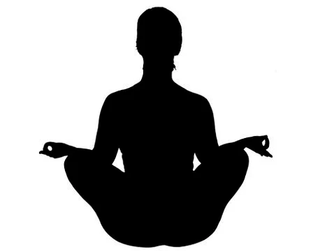 Yoga lotus Stock Illustration