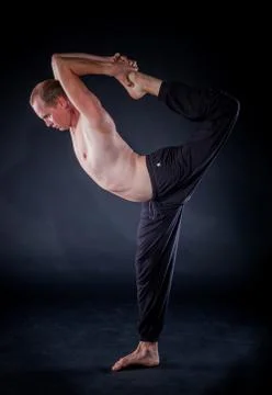Yoga man Stock Photos