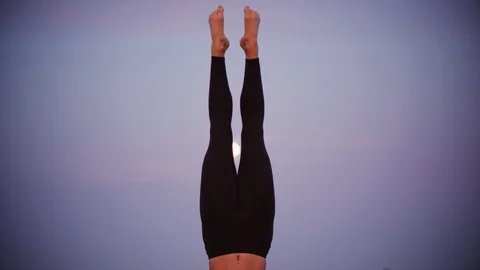 Yoga master doing yoga session at park Stock Footage 130052846