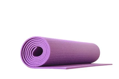Yoga mat isolated Stock Photos