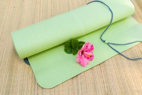 Yoga Mat Foto stock