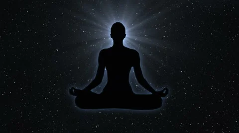 Women Silhouette. Yoga Lotus Pose. Padmasana Stock Vector - Illustration of  karma, concentration: 82770778