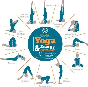 Yoga-mercury Stock Illustration
