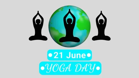 Yoga month Stock Footage 194955244