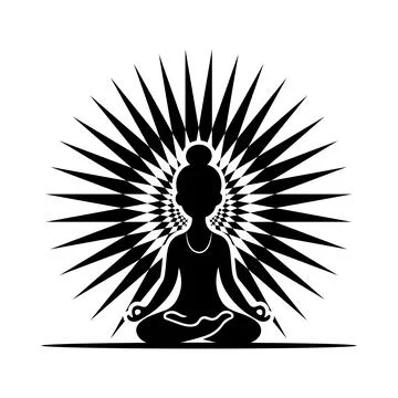 Yoga Pose Stock Illustration