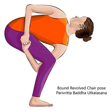 Chair Pose I Utkatasana - MYYOGA MYYOGA