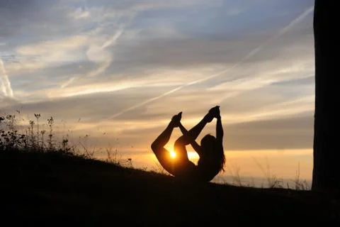 Yoga pose Stock Photos