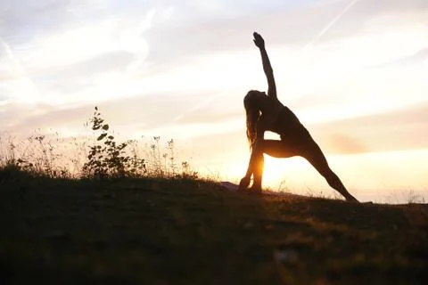 Yoga pose Stock Photos