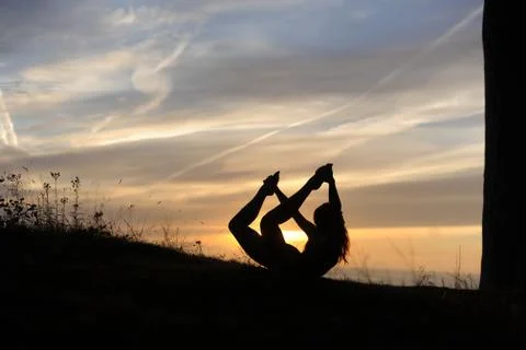 Yoga pose Stock Photos