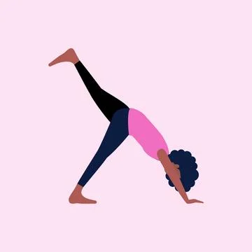 Yoga poses Stock Illustration