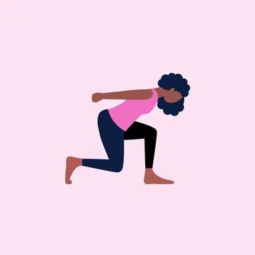 Yoga poses Stock Illustration
