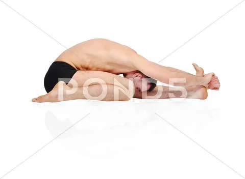 Yoga position Stock Photos