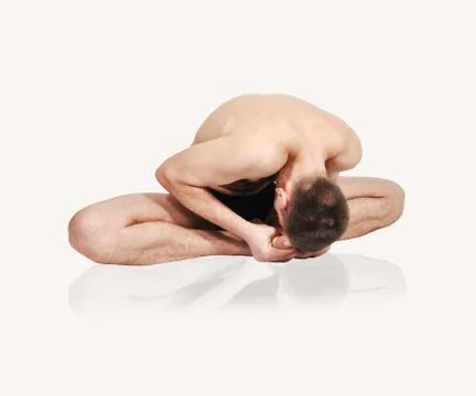 Yoga in position Foto stock