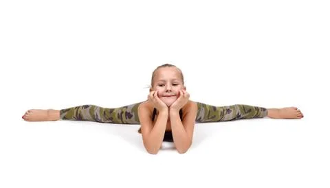 Yoga position Foto stock