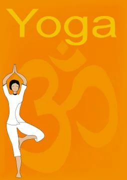 Yoga Poster Stock Illustration