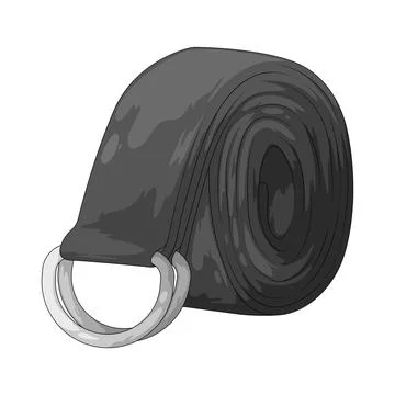 Yoga strap illustration Stock Illustration