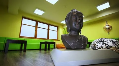 Yoga studio Stock Footage 24638490