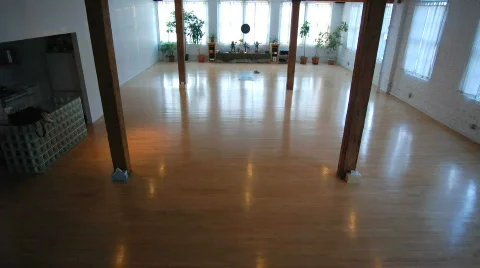 Yoga Studio Morning Practice Video stock 493559