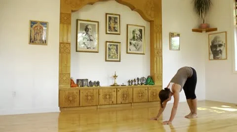 Yoga Studio Scene Video stock 21244954