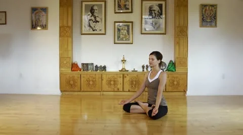 Yoga Studio Scene Video stock 21245663