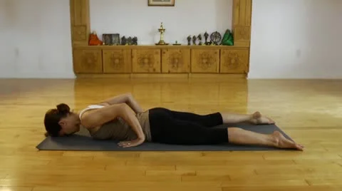 Yoga Studio Scene Video stock 21307587