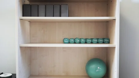 Yoga stuff work out stuff Stock Footage 89700374