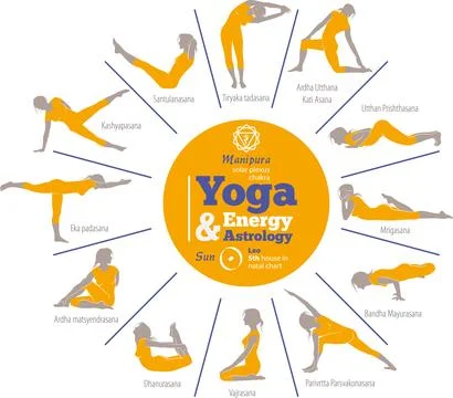 Yoga-sun Stock Illustration