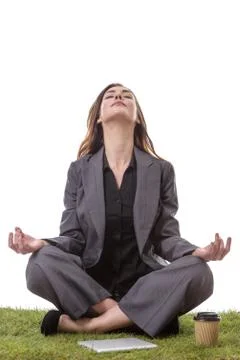 Yoga time Foto stock