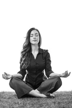 Yoga time Stock Photos