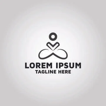 Yoga Vector logo design idea Stock Illustration