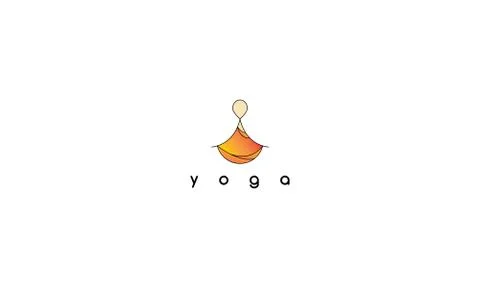 Yoga vector logo image Stock Illustration