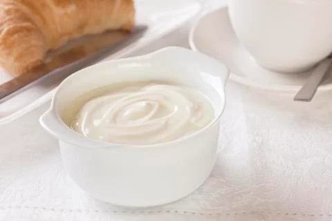 Yoghurt  breakfast Stock Photos
